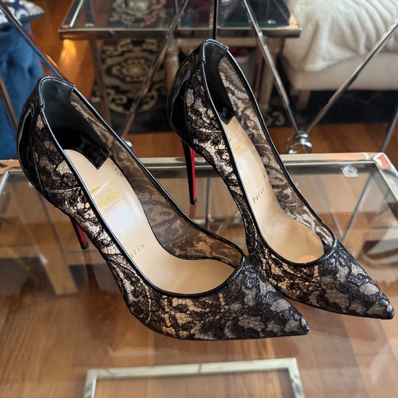 Christian Louboutin Follies 100 Rete/Dent Gloss/Patent - Picture 3 of 10